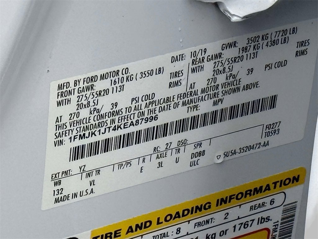 2019 Ford Expedition Max XLT