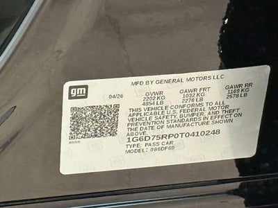 2026 Cadillac CT4-V V-Series Blackwing