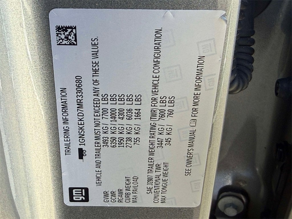 2021 Chevrolet Suburban RST