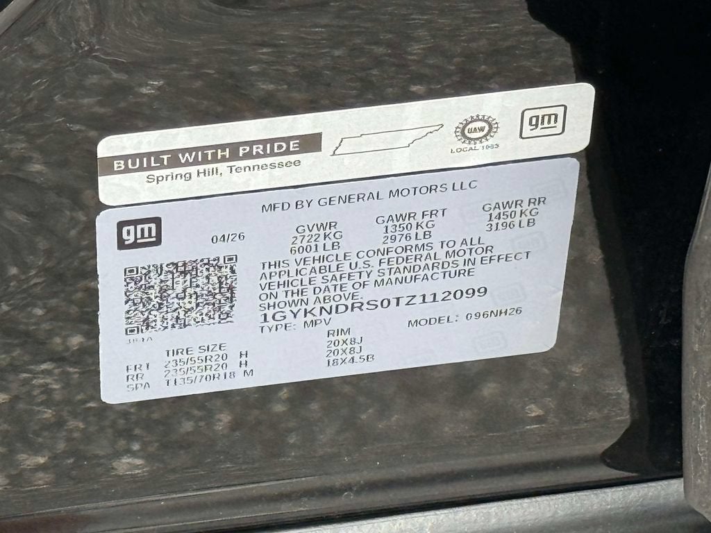 2026 Cadillac XT5 Premium Luxury