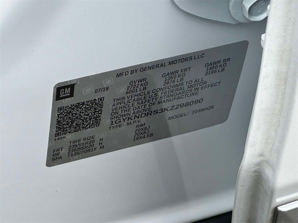 2019 Cadillac XT5 Luxury AWD