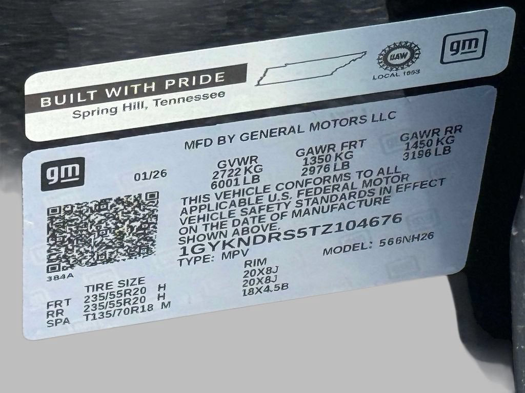 2026 Cadillac XT5 Premium Luxury