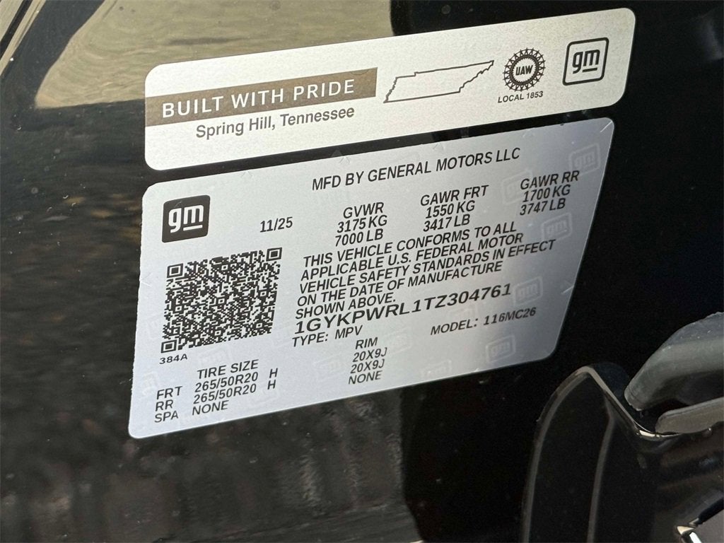 2026 Cadillac LYRIQ Premium Sport