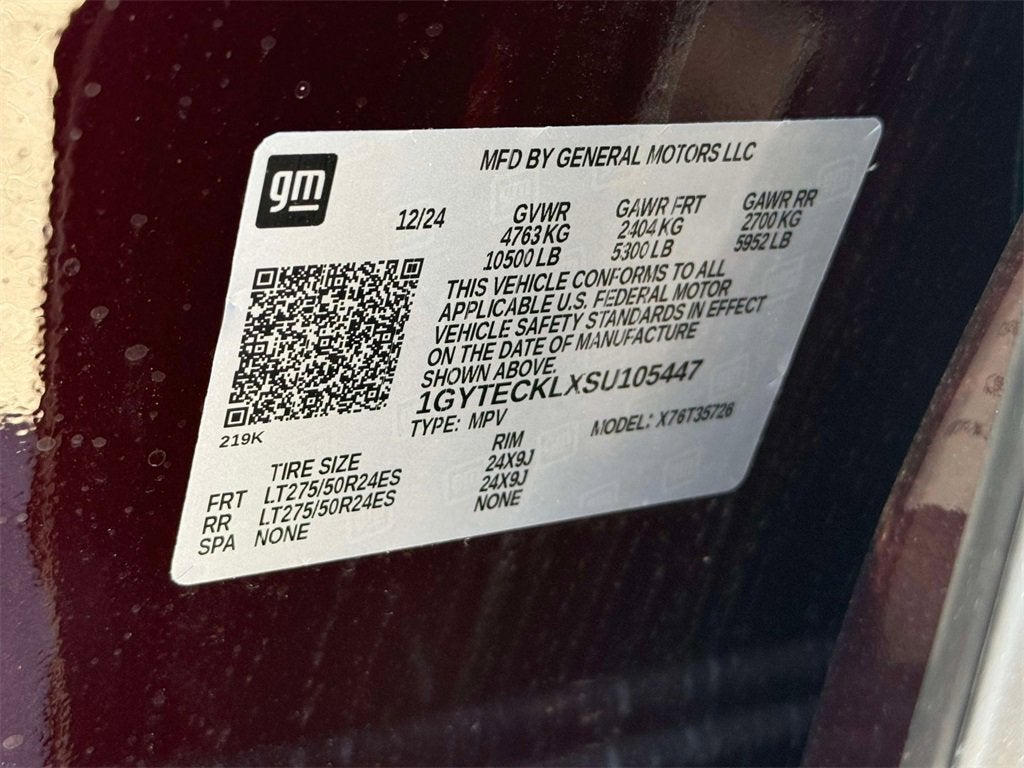 2025 Cadillac ESCALADE IQ Luxury 1