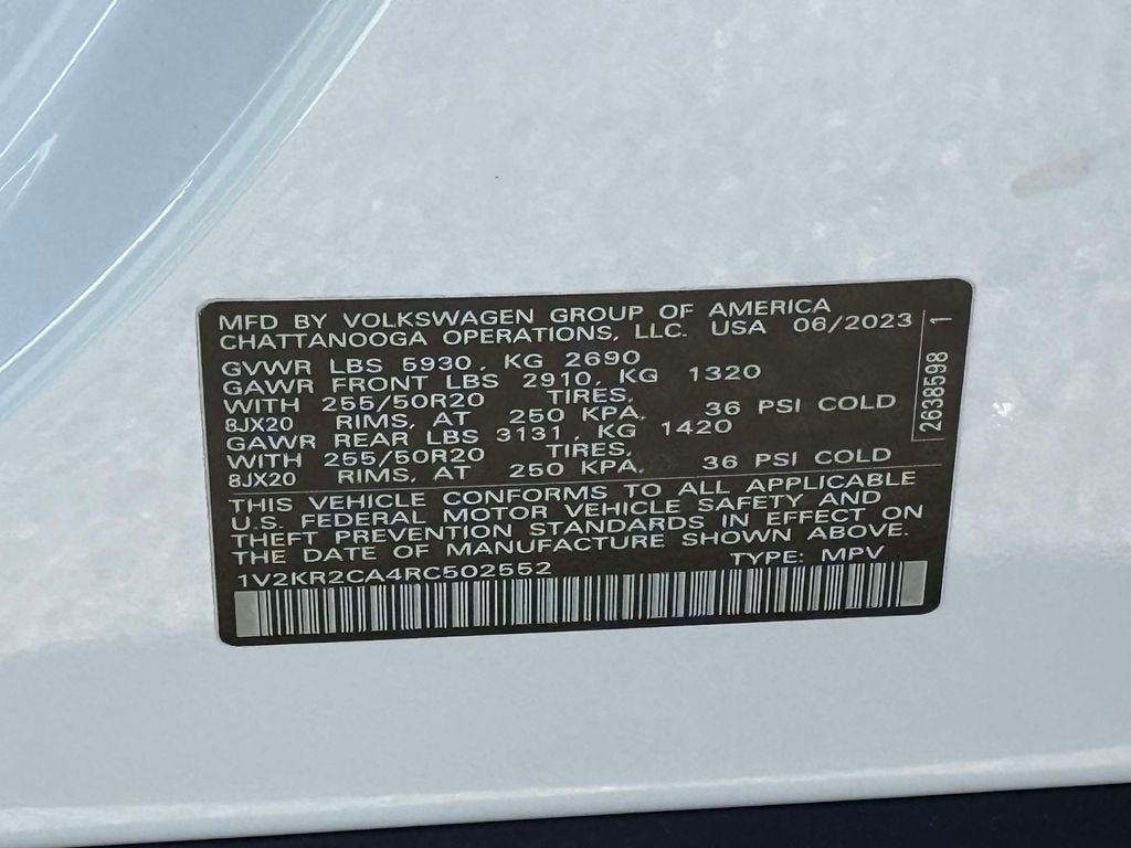 2024 Volkswagen Atlas 2.0T SE w/Technology