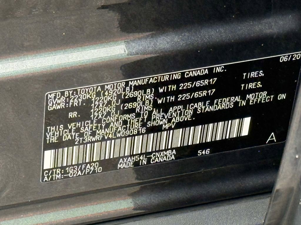 2020 Toyota RAV4 Hybrid XLE