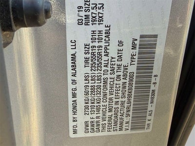 2019 Honda Odyssey Elite