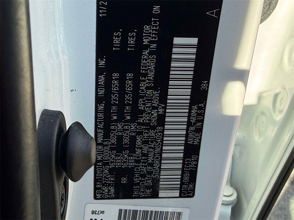 2022 Toyota Highlander Hybrid Bronze Edition