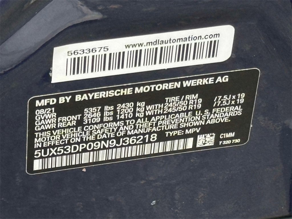 2022 BMW X3 xDrive30i