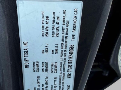 2019 Tesla Model 3 Long Range
