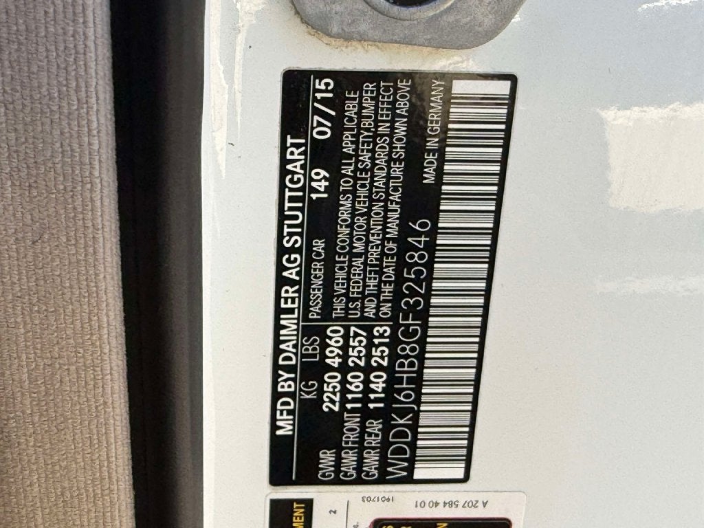2016 Mercedes-Benz E-Class E 400