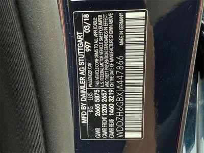 2018 Mercedes-Benz E-Class E 400