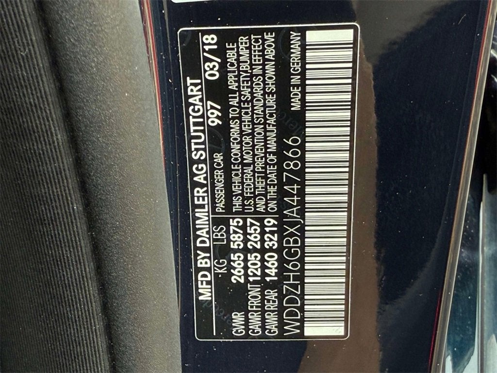 2018 Mercedes-Benz E-Class E 400